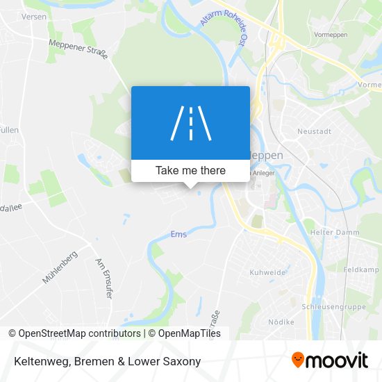 Keltenweg map