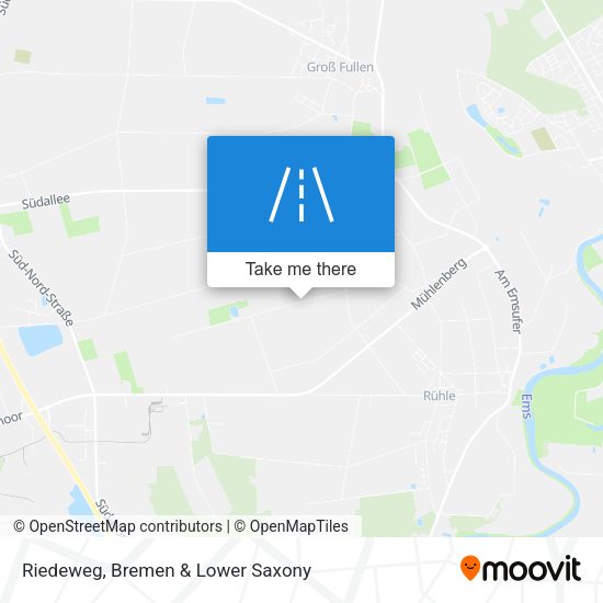 Riedeweg map