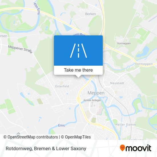Rotdornweg map