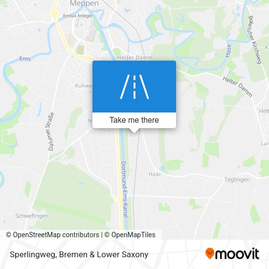 Sperlingweg map