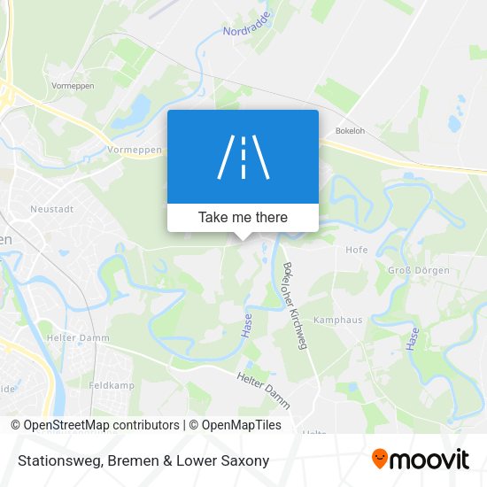 Stationsweg map
