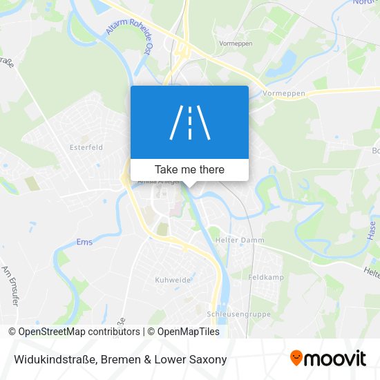 Widukindstraße map