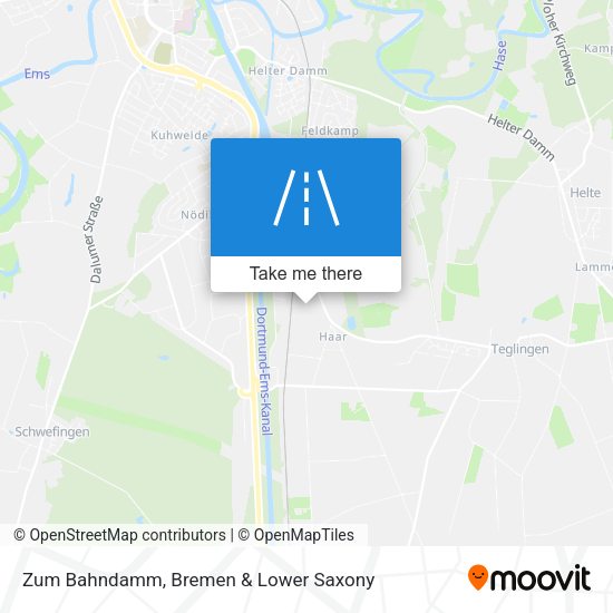 Zum Bahndamm map