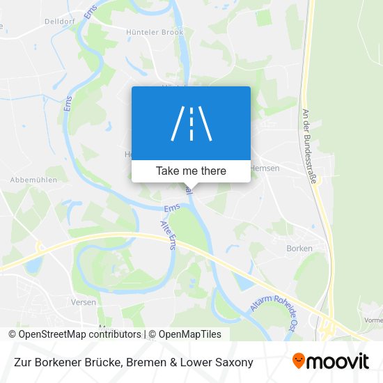 Zur Borkener Brücke map