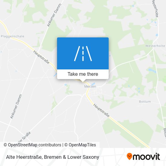 Alte Heerstraße map