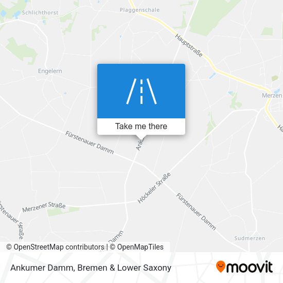 Ankumer Damm map