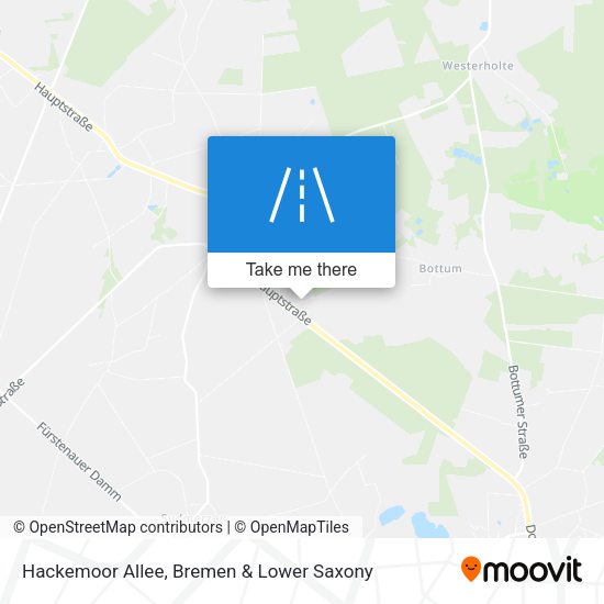 Hackemoor Allee map