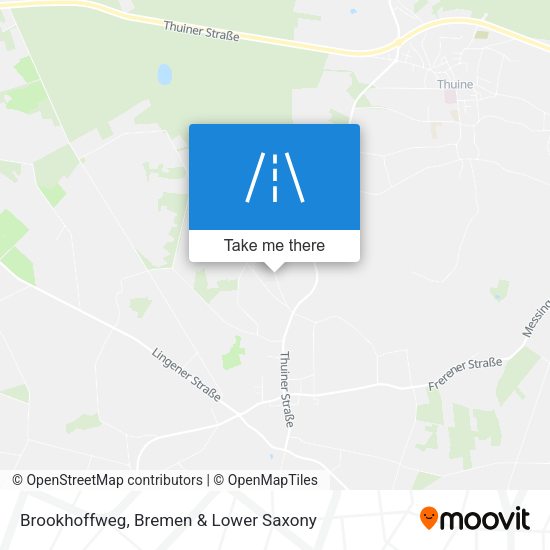 Brookhoffweg map