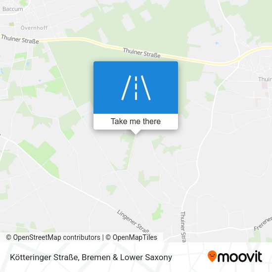 Kötteringer Straße map