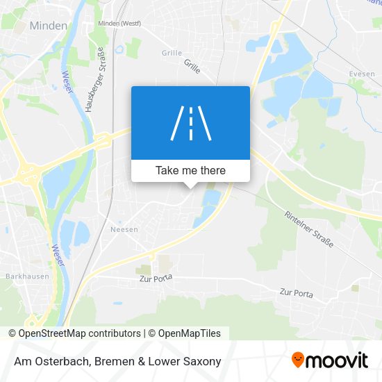 Am Osterbach map