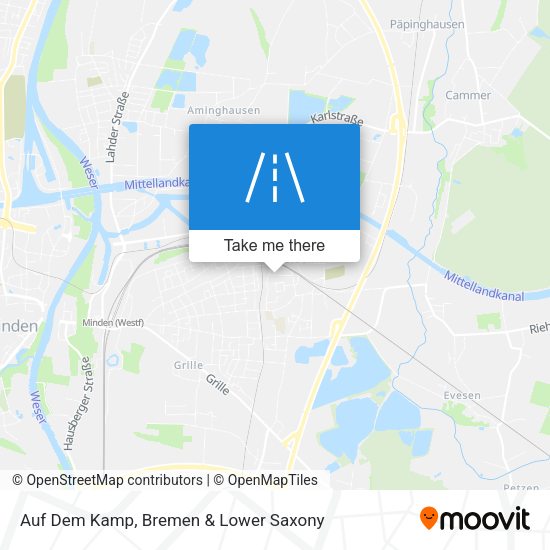 Auf Dem Kamp map