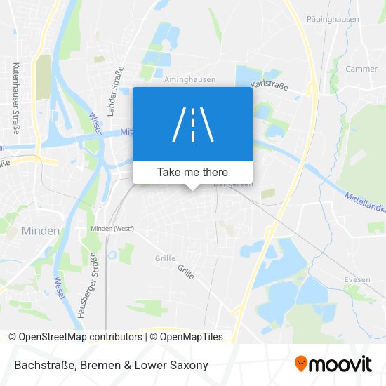 Bachstraße map