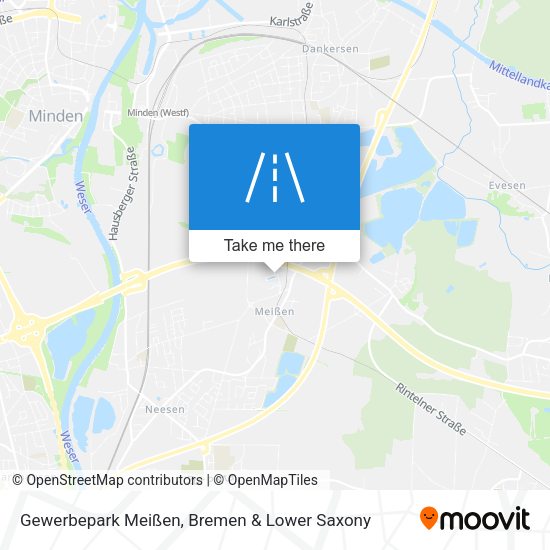 Gewerbepark Meißen map