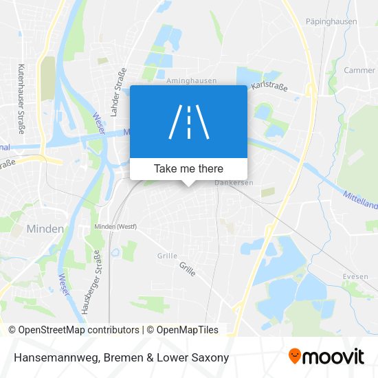 Hansemannweg map
