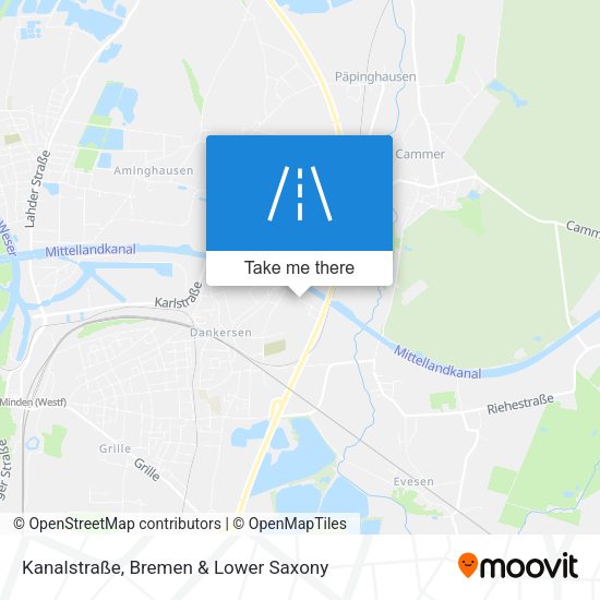 Kanalstraße map