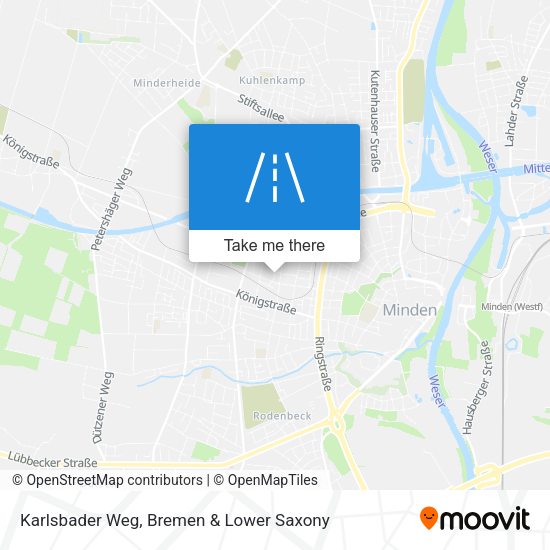 Karlsbader Weg map