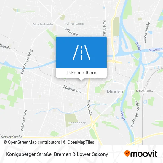 Карта Königsberger Straße