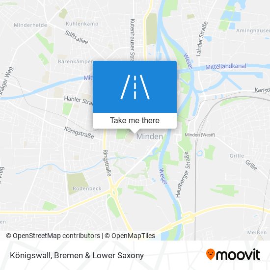 Königswall map