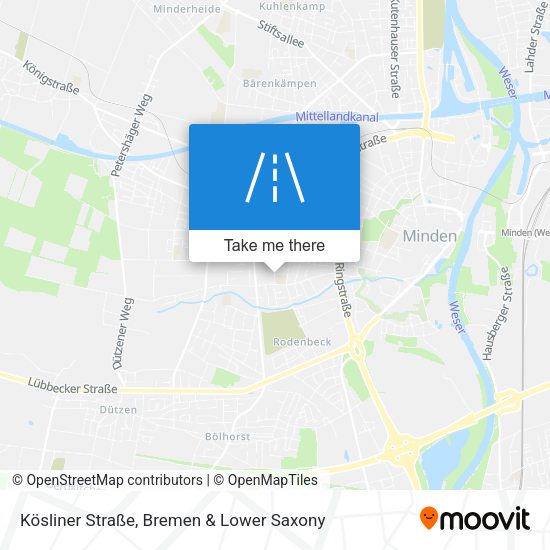 Kösliner Straße map
