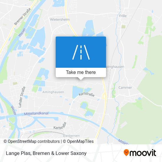 Lange Plas map