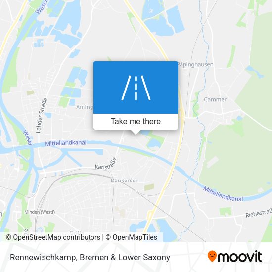 Rennewischkamp map