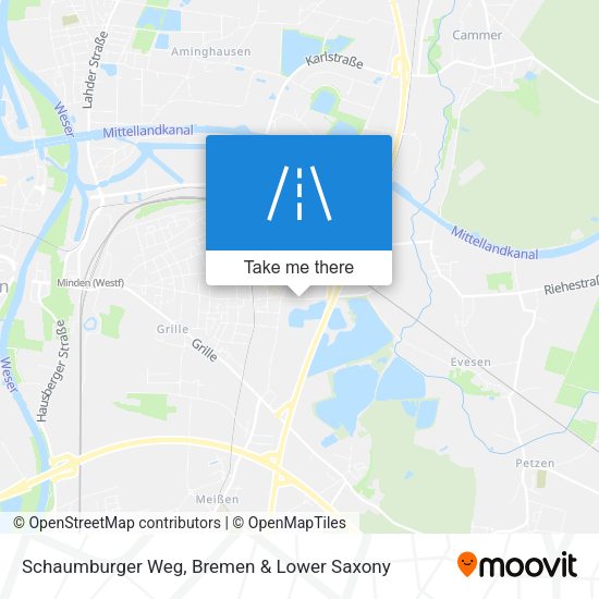 Schaumburger Weg map