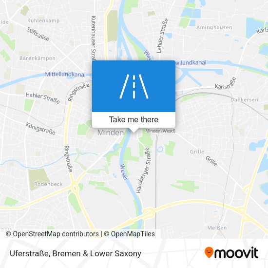Uferstraße map