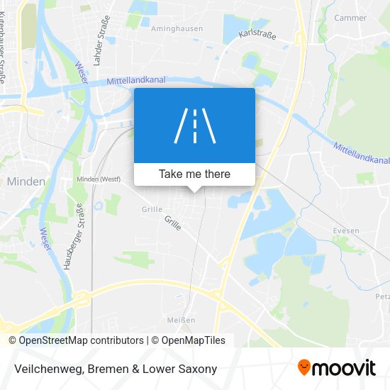 Veilchenweg map