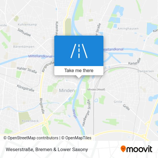 Weserstraße map