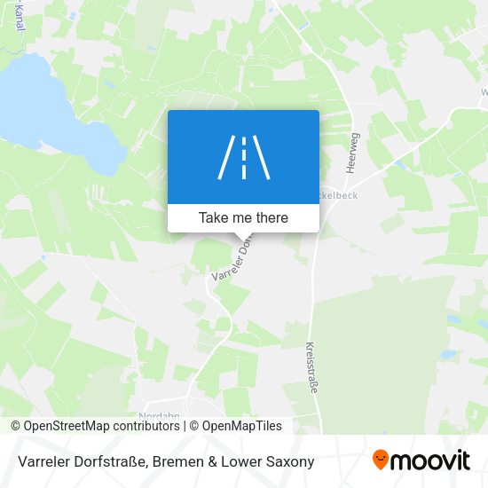 Varreler Dorfstraße map
