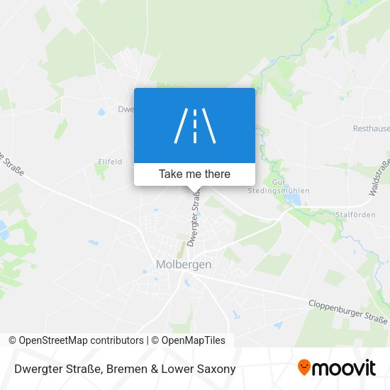 Dwergter Straße map