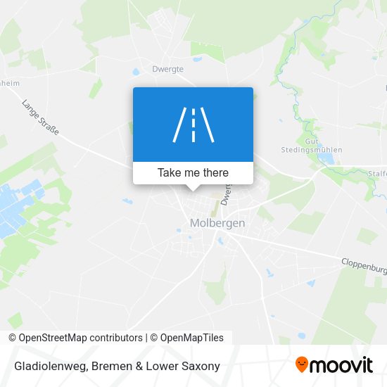 Gladiolenweg map