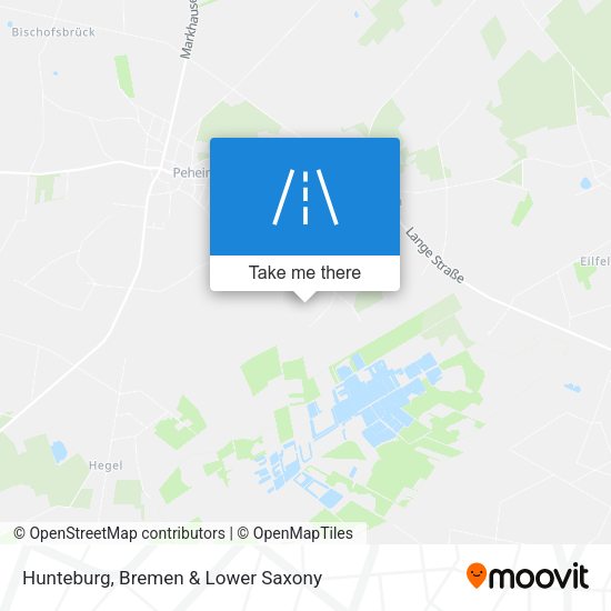 Hunteburg map