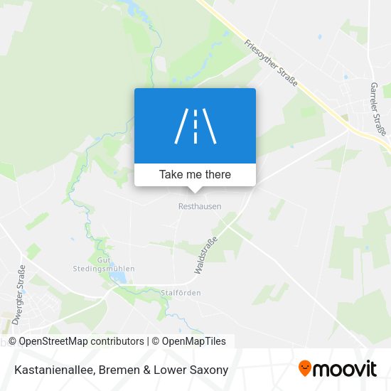 Kastanienallee map