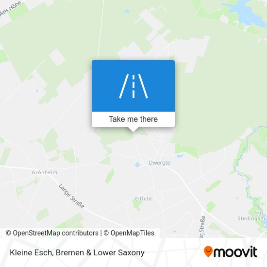 Kleine Esch map