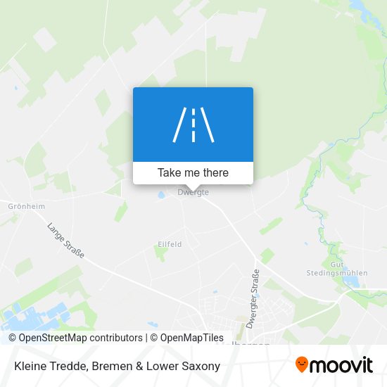 Kleine Tredde map