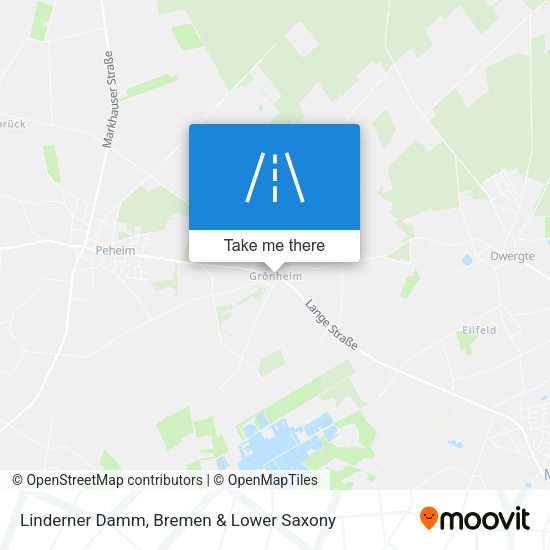 Linderner Damm map