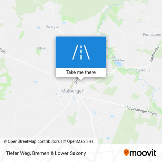 Tiefer Weg map