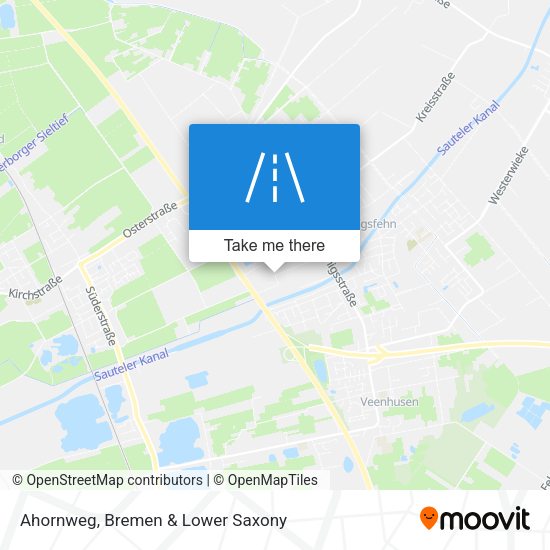 Ahornweg map