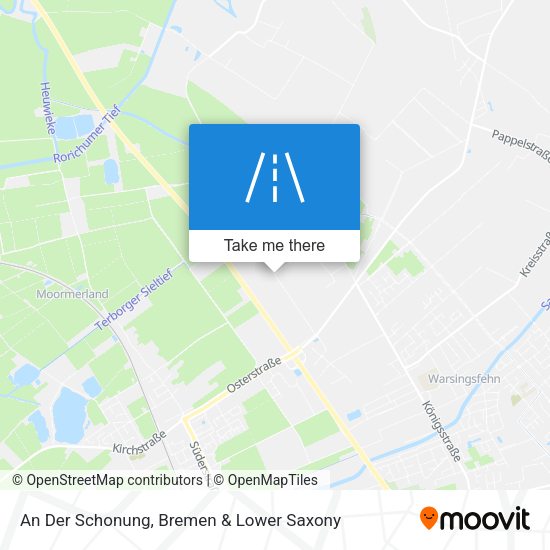 An Der Schonung map