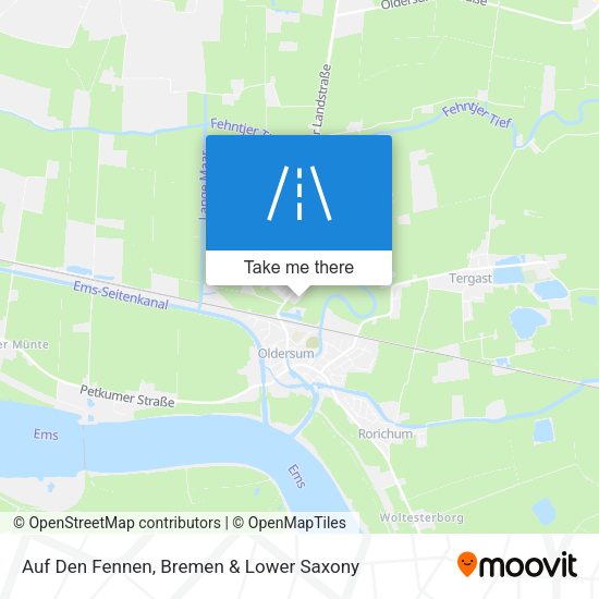 Auf Den Fennen map