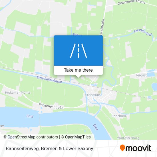 Bahnseitenweg map