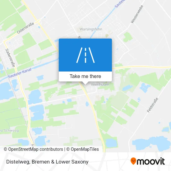 Distelweg map
