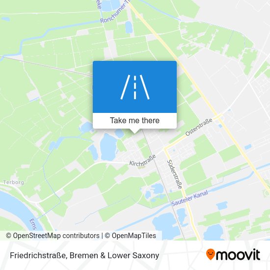Friedrichstraße map