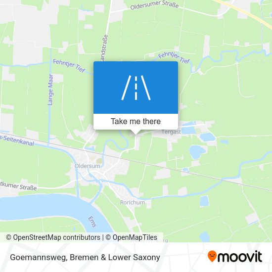 Goemannsweg map