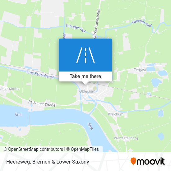 Heereweg map