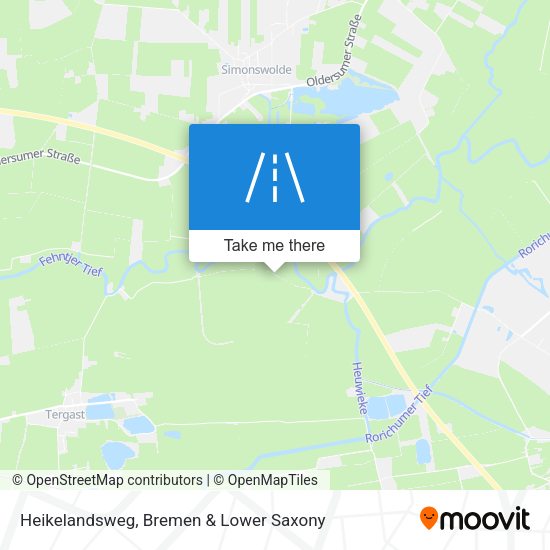 Heikelandsweg map