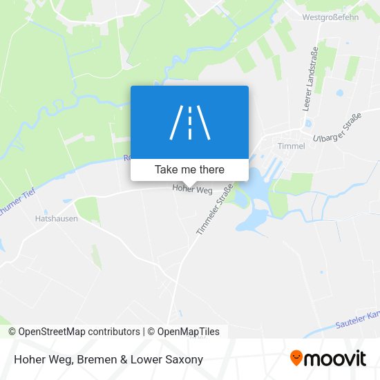 Hoher Weg map