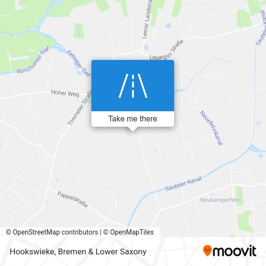 Hookswieke map
