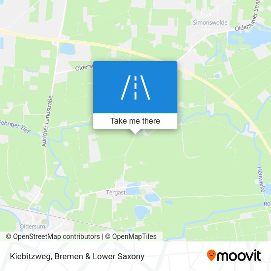 Kiebitzweg map